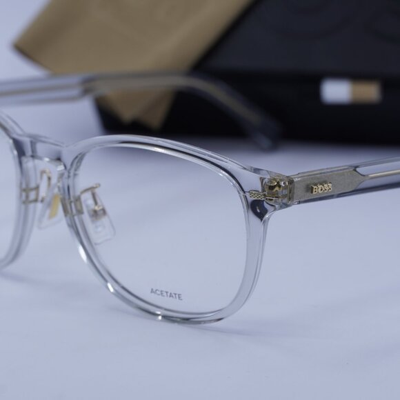 Hugo BOSS 1479/F 0KB7 00 Round Eyeglasses 52mm – Transparent Grey - Picture 2 of 10